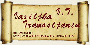 Vasiljka Tramošljanin vizit kartica